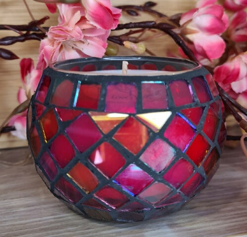 Diamond Red 200ml Traditional Handcrafted Mosaics